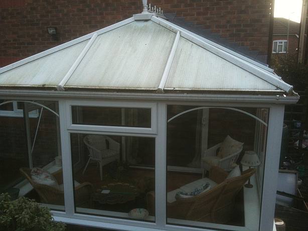 conservatory cleaning before